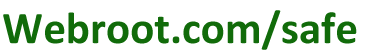 Webroot.com/safe logo